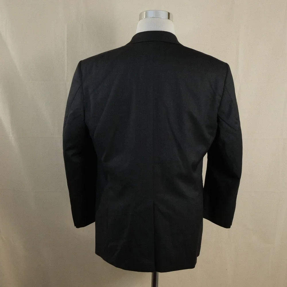 Brooks Brothers 42S Madison Sport Coat Estrato Wool Charcoal Two Button Vented